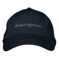 Ermutigung gedruckter Text Männer Frauen Visor-Hat