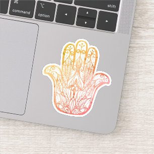 Ermutigung Hamsa-Hand-Symbol Aufkleber