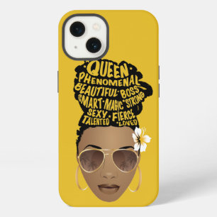 Ermutigung schwarzer Frauen, Naturhaar, Senf iPhone 13 Hülle