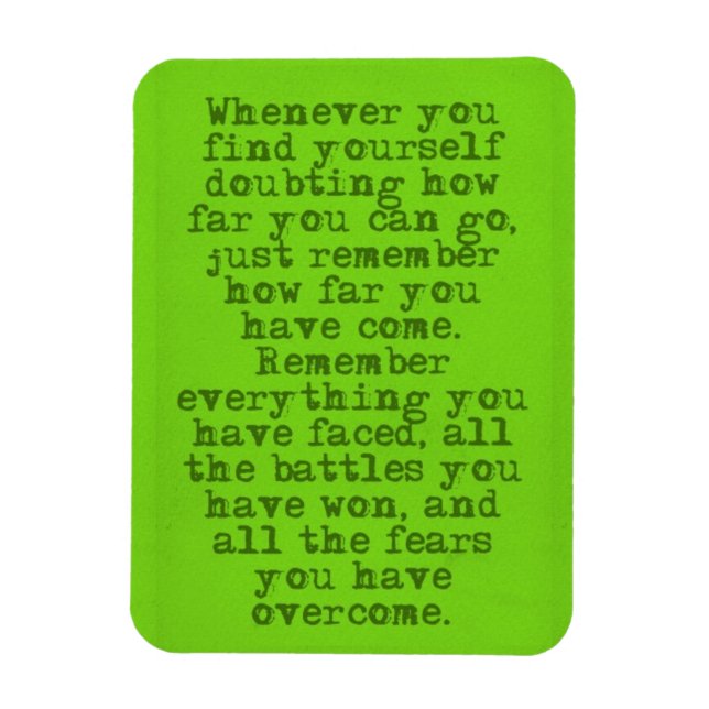 ERMUTIGUNG STELLT FEST, WIE WEIT SIE MOTIVATIO GEK MAGNET (Vertikal)