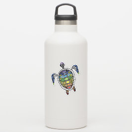 Ermutigung Turtle Chakras Aufkleber
