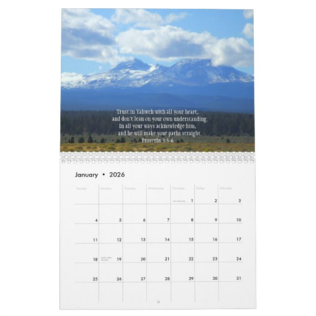 Ermutigung vom Schöpfer Kalender (Jan 2026)