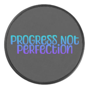 Ermutigung von Textfortschritt nicht perfekt Eishockey Puck
