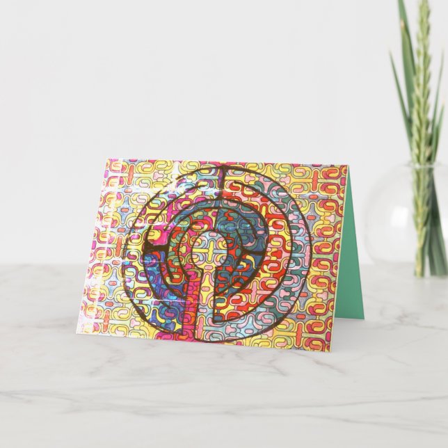 Ermutigung zum Denken Ihrer Karte - Br Labyrinth (Vorderseite)