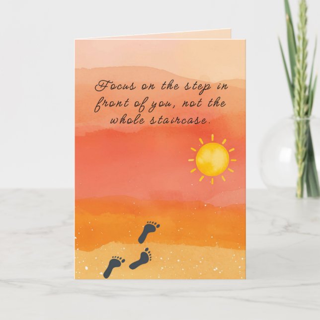 Ermutigungs- und Unterstützungskarte Karte (Vorderseite)