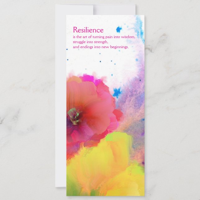 Ermutigungskarte Einladung (Vorderseite)