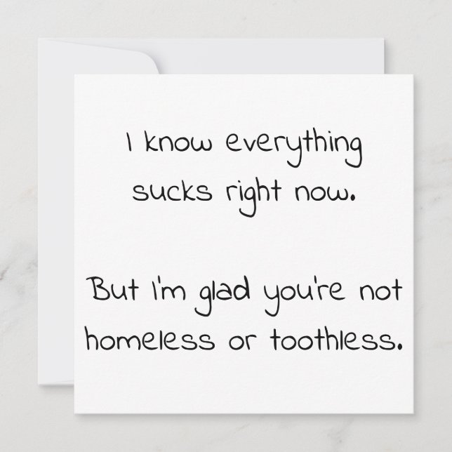 Ermutigungskarte für echte Hausfrauen-Fans (Vorderseite)