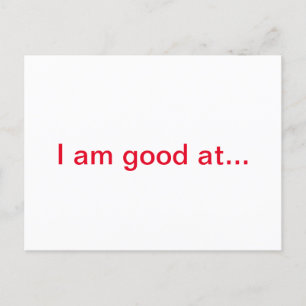 Ermutigungskarte Postkarte