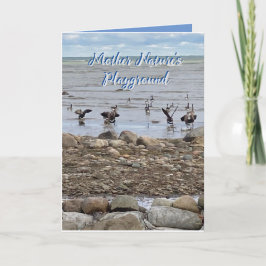 Ermutigungskarte "Spielplatz der Mutter Natur" Karte