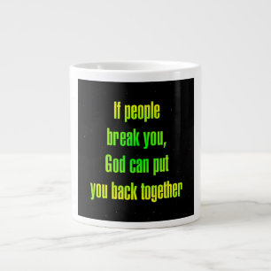 Ermutigungszitat # 104 Jumbo-Tasse