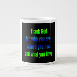 Ermutigungszitat # 147 Jumbo-Tasse