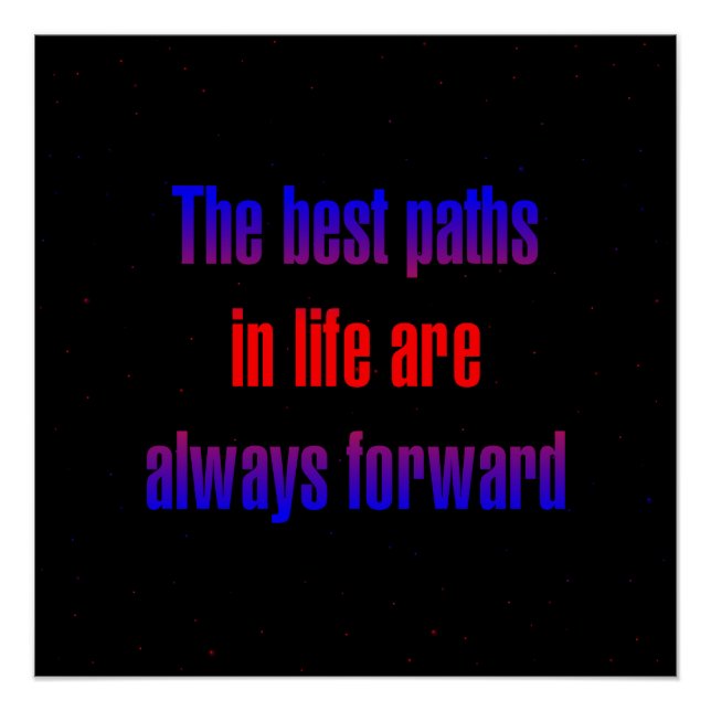 Ermutigungszitat # 150 poster (Vorderseite)