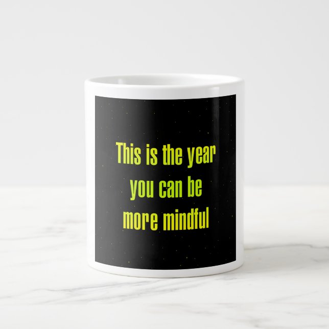 Ermutigungszitat # 163 Jumbo-Tasse (Vorderseite)
