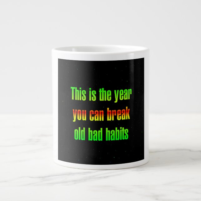 Ermutigungszitat # 167 Jumbo-Tasse (Vorderseite)