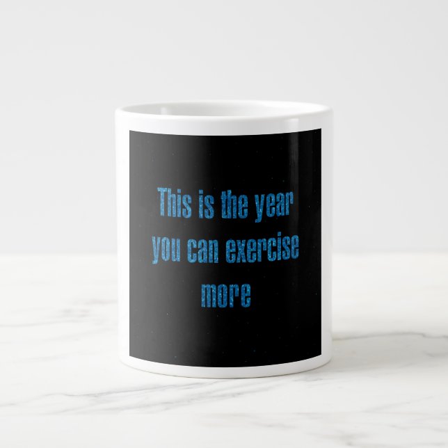 Ermutigungszitat # 180 Jumbo-Tasse (Vorderseite)