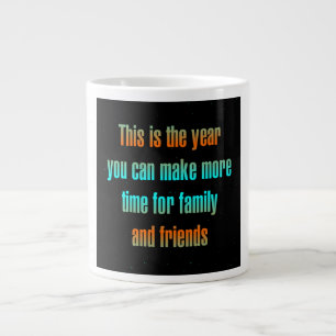 Ermutigungszitat # 209 Jumbo-Tasse