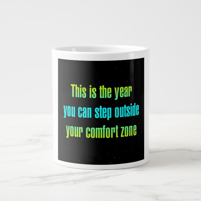 Ermutigungszitat # 227 Jumbo-Tasse (Vorderseite)