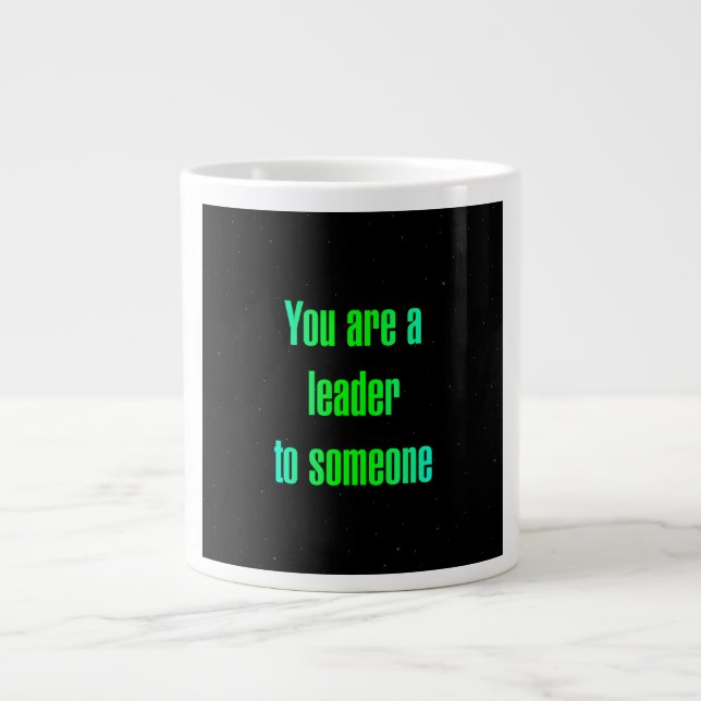 Ermutigungszitat # 260 Jumbo-Tasse (Vorderseite)