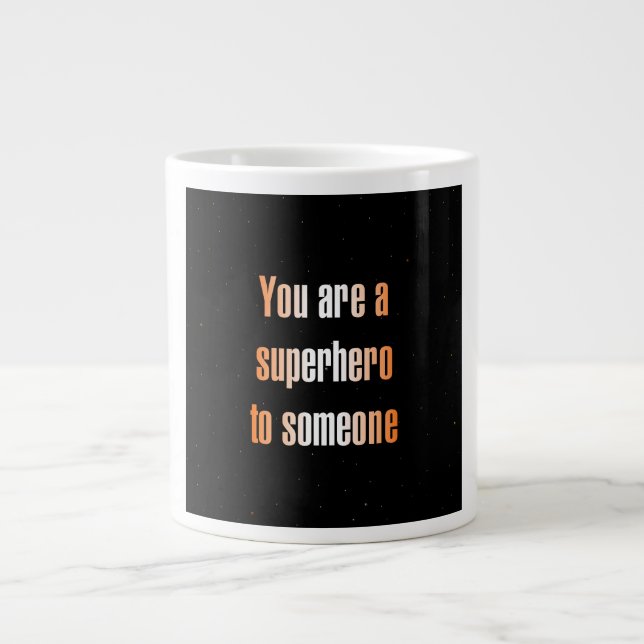 Ermutigungszitat # 261 Jumbo-Tasse (Vorderseite)