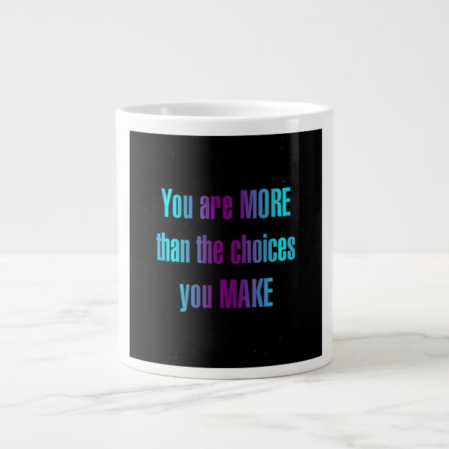 Ermutigungszitat # 265 Jumbo-Tasse (Vorderseite)