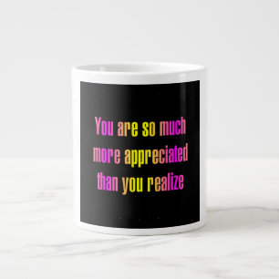 Ermutigungszitat # 273 Jumbo-Tasse