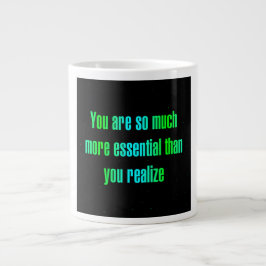 Ermutigungszitat # 285 Jumbo-Tasse