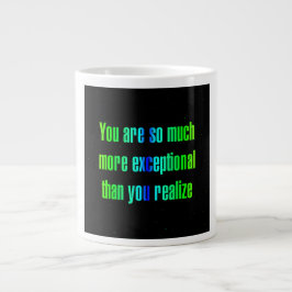Ermutigungszitat # 287 Jumbo-Tasse