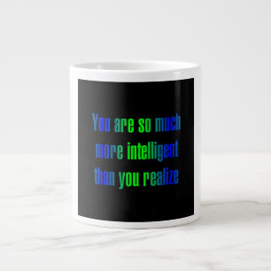 Ermutigungszitat # 293 Jumbo-Tasse