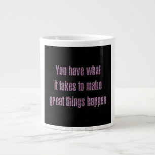 Ermutigungszitat # 336 Jumbo-Tasse