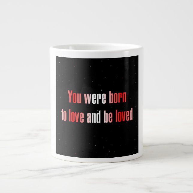 Ermutigungszitat # 349 Jumbo-Tasse (Vorderseite)