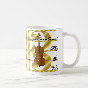 Ernähren Sie Ihren inneren Exzentriker (golden) Tasse