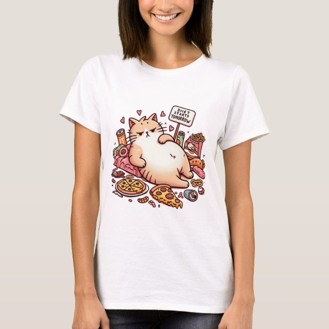 Ernährung beginnt morgen - die ultimative Cheat Da T-Shirt (Vorderseite)