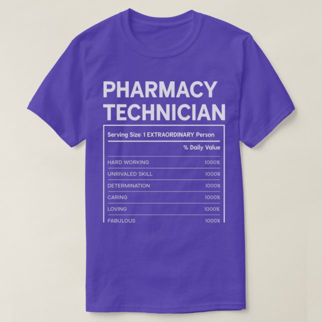 Ernährung des Apothekers Design T-Shirt (Design vorne)