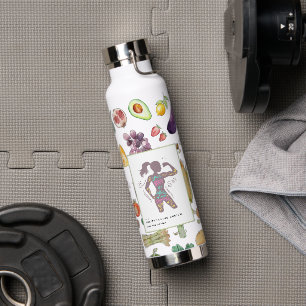 Ernährung Ernährungsberater Gesundes Lebensmittel Trinkflasche
