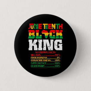 Ernährung Fakten 19. Juni 1865 Schwarzer König Button