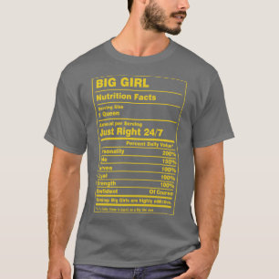 Ernährung Fakten Big Girl T-Shirt