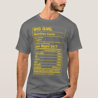 Ernährung Fakten Big Girl T-Shirt