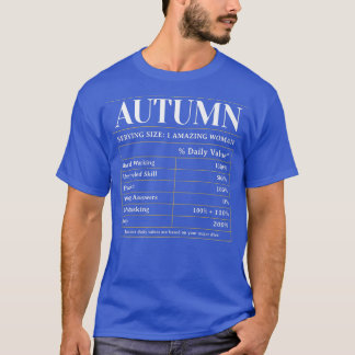 Ernährung Fakten Herbst Vorname Eindeutiger Name T-Shirt