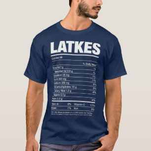 Ernährung Fakten Latkes Jüdische Feiertage Lebensm T-Shirt