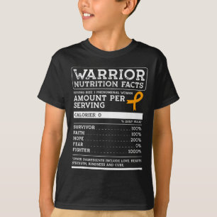 Ernährung Fakten Leukämie Bewusstseinsband T-Shirt