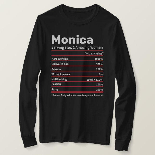 Ernährung Fakten Personalisierte Bezeichnung - Fra T-Shirt (Design vorne)