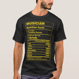 Ernährung Musiker T-Shirt