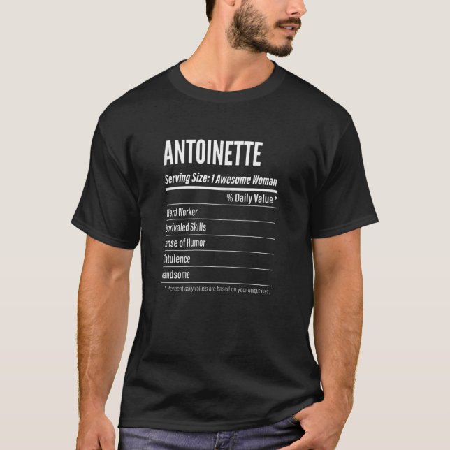 Ernährung von Frauen Antoinette T-Shirt (Vorderseite)