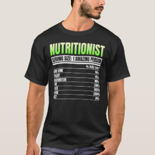Ernährungsberater, der die Größe der medizinischen T-Shirt