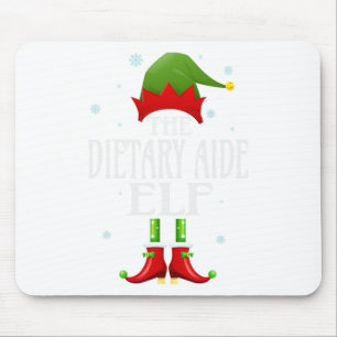 Ernährungsberatung Elf Xmas Funny Family Matching Mousepad