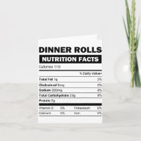 Ernährungsfakten für Dinner Rolls Familie passend 