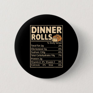 Ernährungsfakten für Dinner Rolls Lustiges Brot Es Button