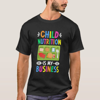 Ernährungshelferin für Kinder in der Schulkantine T-Shirt