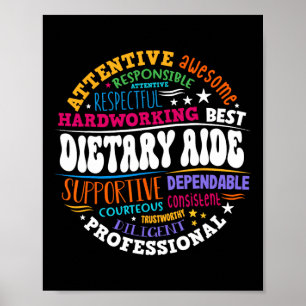 Ernährungshilfe Lebensdankbarkeit Gesundheitsarbei Poster