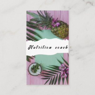 Ernährungstherapeut Gesundheit und Wellness Visitenkarte